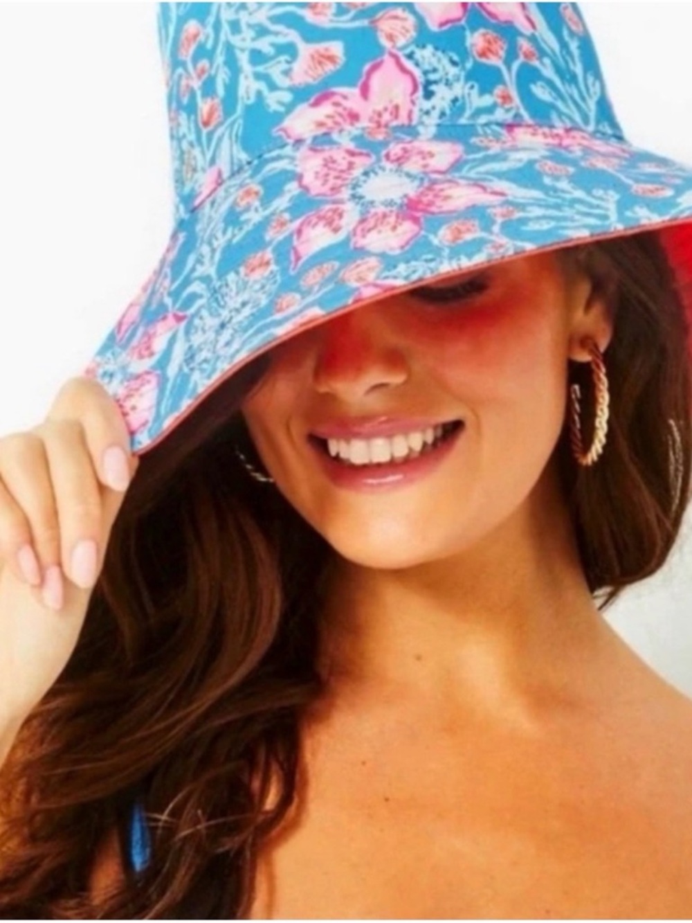 NWT Lilly Pulitzer Reversible Sun Hat OS